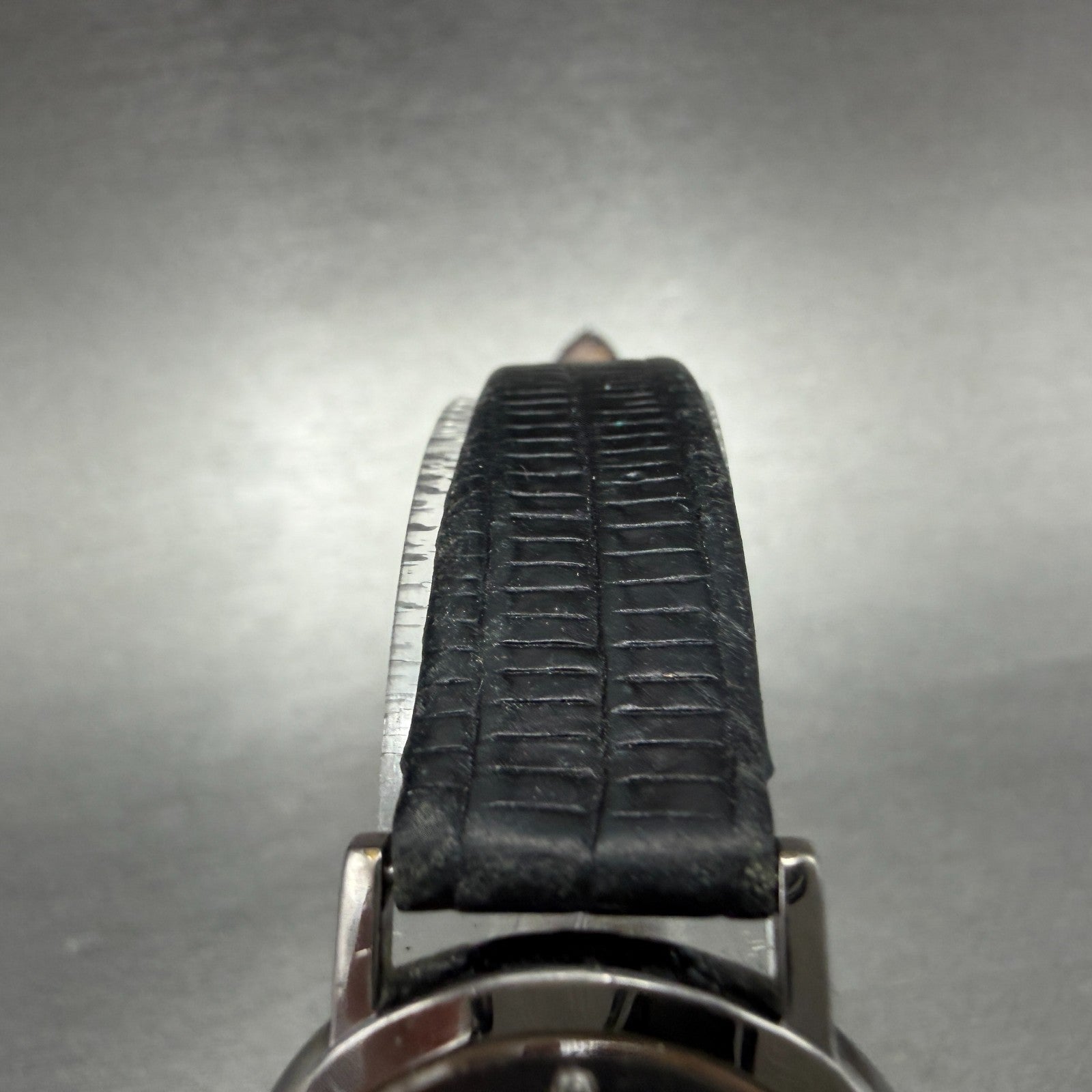 Seiko Watch Women 25mm Black Dial Black Tone Round 1N00-0C99 New Battery VTG GH4