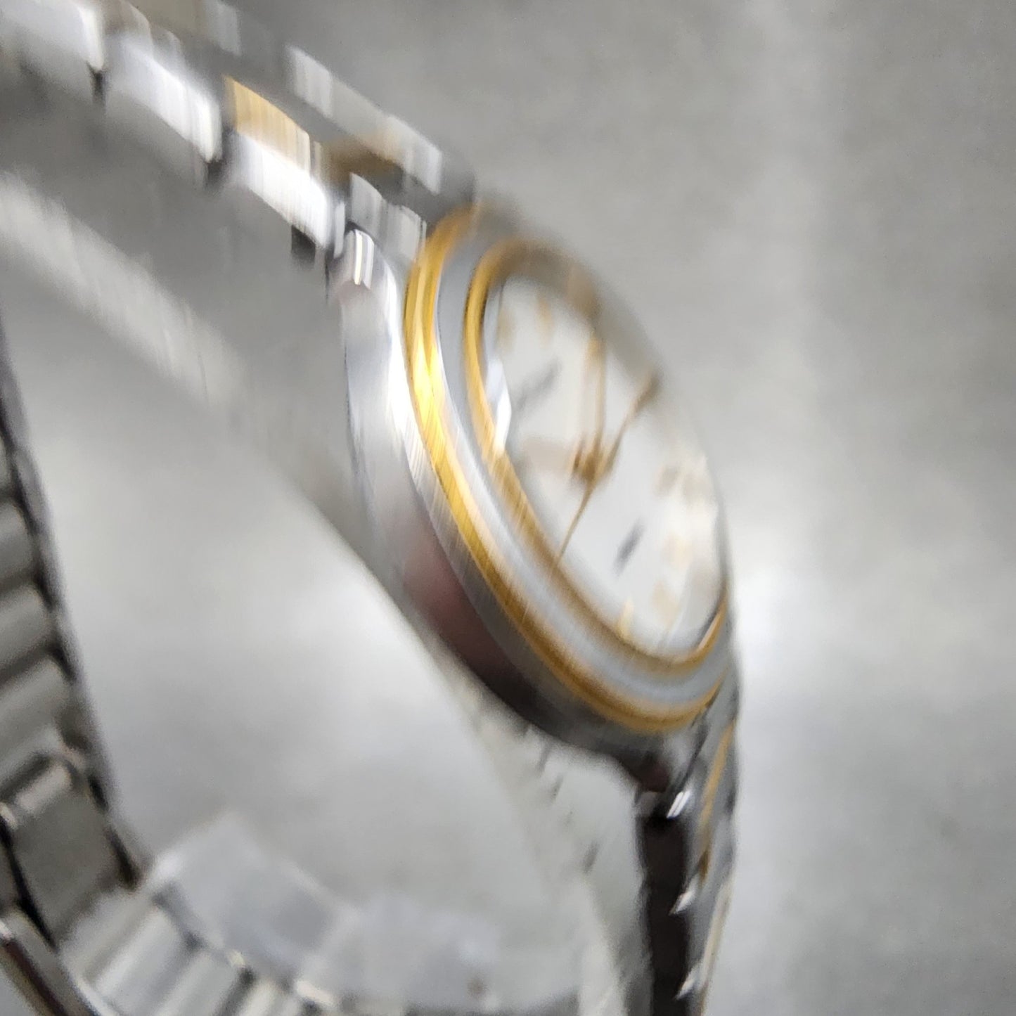 Seiko Exceline Watch Women 22mm White Dial Two Tone Round 4N210320 New Battery3