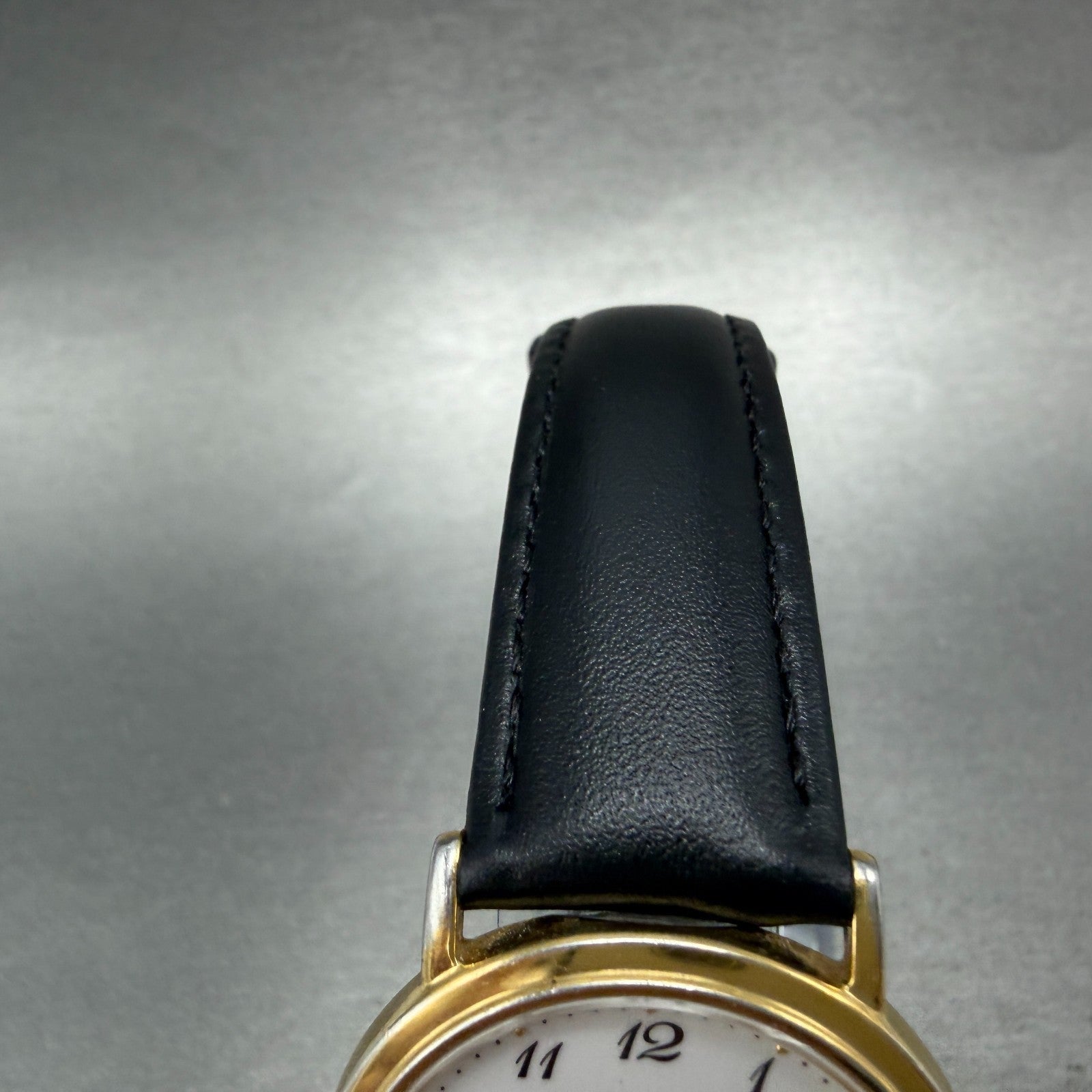 Seiko Watch Men 33mm White Dial Gold Tone Round 7N01-0BH0 NewBat Arabic Numerals4