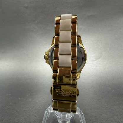 Invicta Angel Watch Women 38mm MOP Dial Gold Toe Daydate Round 29084 New Battery7