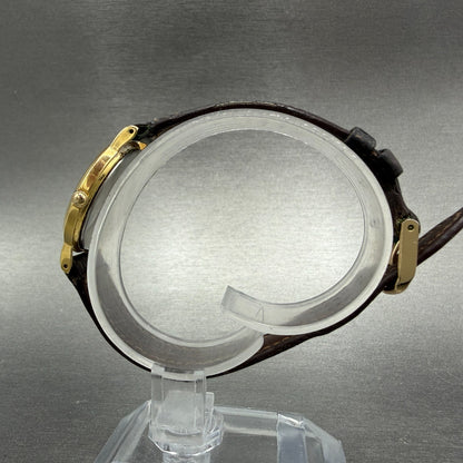 Seiko Watch Women 26mm Gold Floral Dial Gold Tone Round 1n00-0d59 New Battery AB6