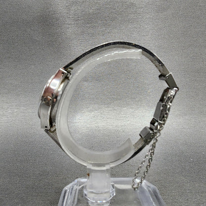Seiko Watch Women 23mm Silver Dial Silver Tone Round 43010010 New Battery6