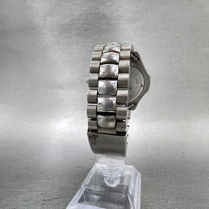 ALBA Dive Watch Men 41mm White Dial Silver Tone Daydate Round V7438B60 PARTS8