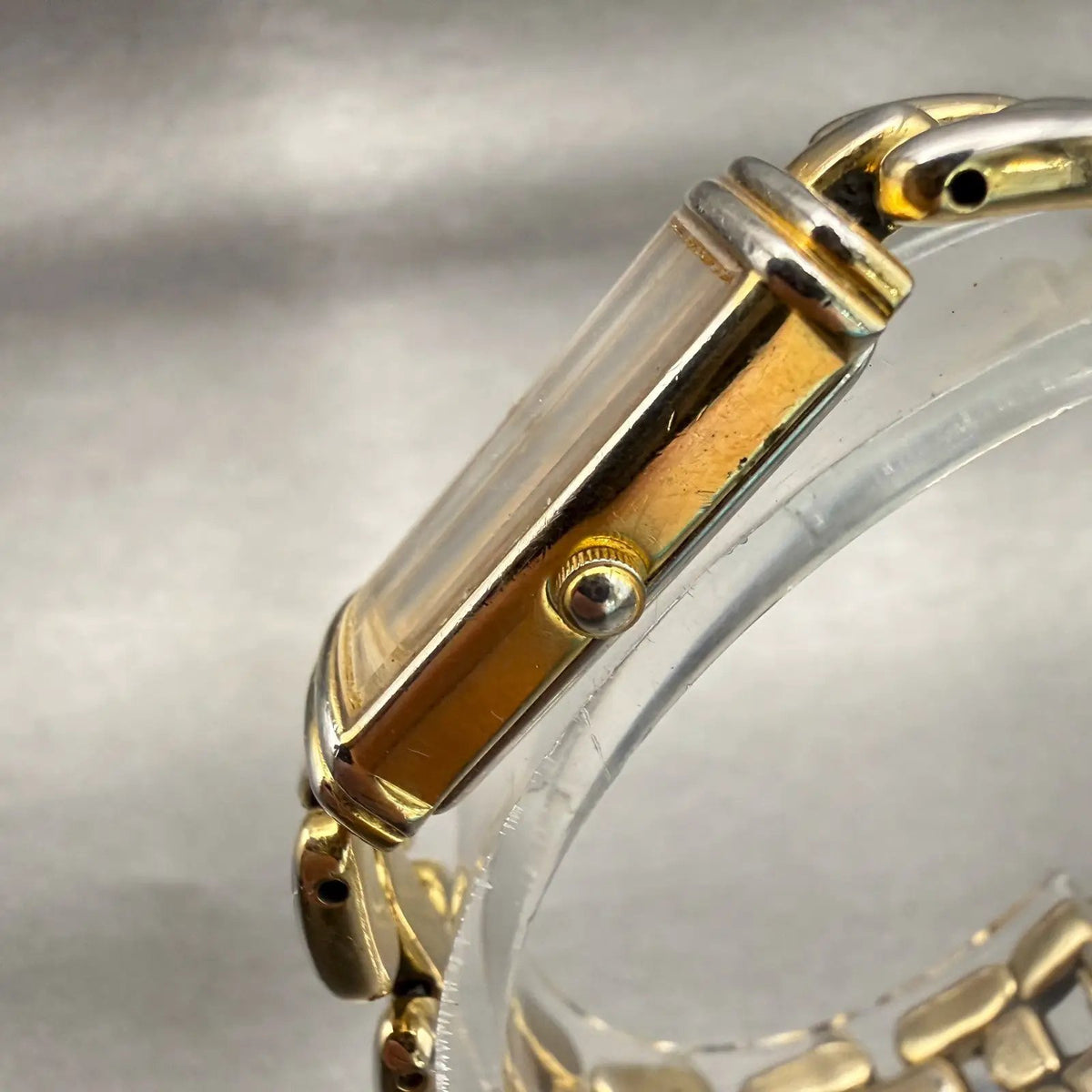 Citizen Elegance Tank Watch Women 14mm MOP Dial Gold Tone 5421-F47173 New Batt2