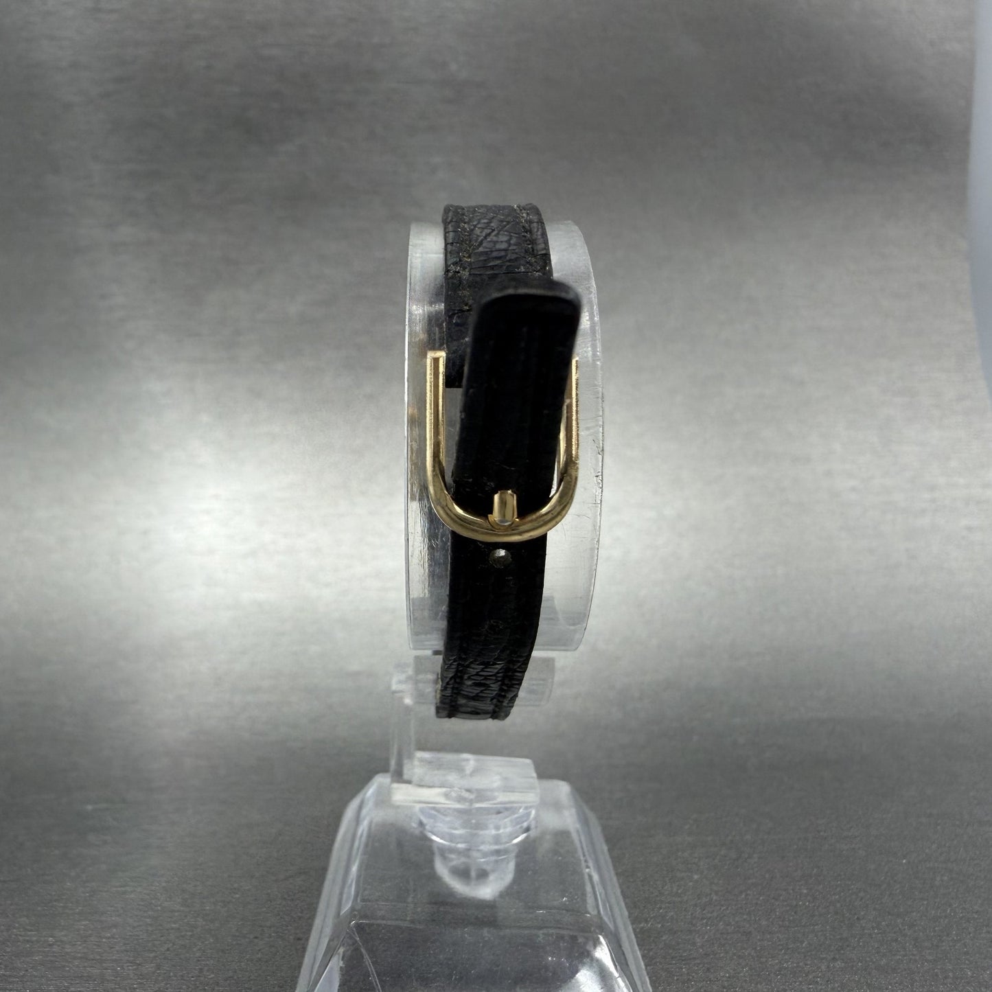 Citizen CQ tank Watch Women 14mm Black Dial Gold Tone 2250-K00535 New Battery7