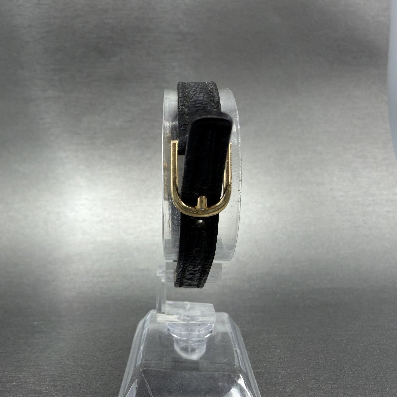 Citizen CQ tank Watch Women 14mm Black Dial Gold Tone 2250-K00535 New Battery7