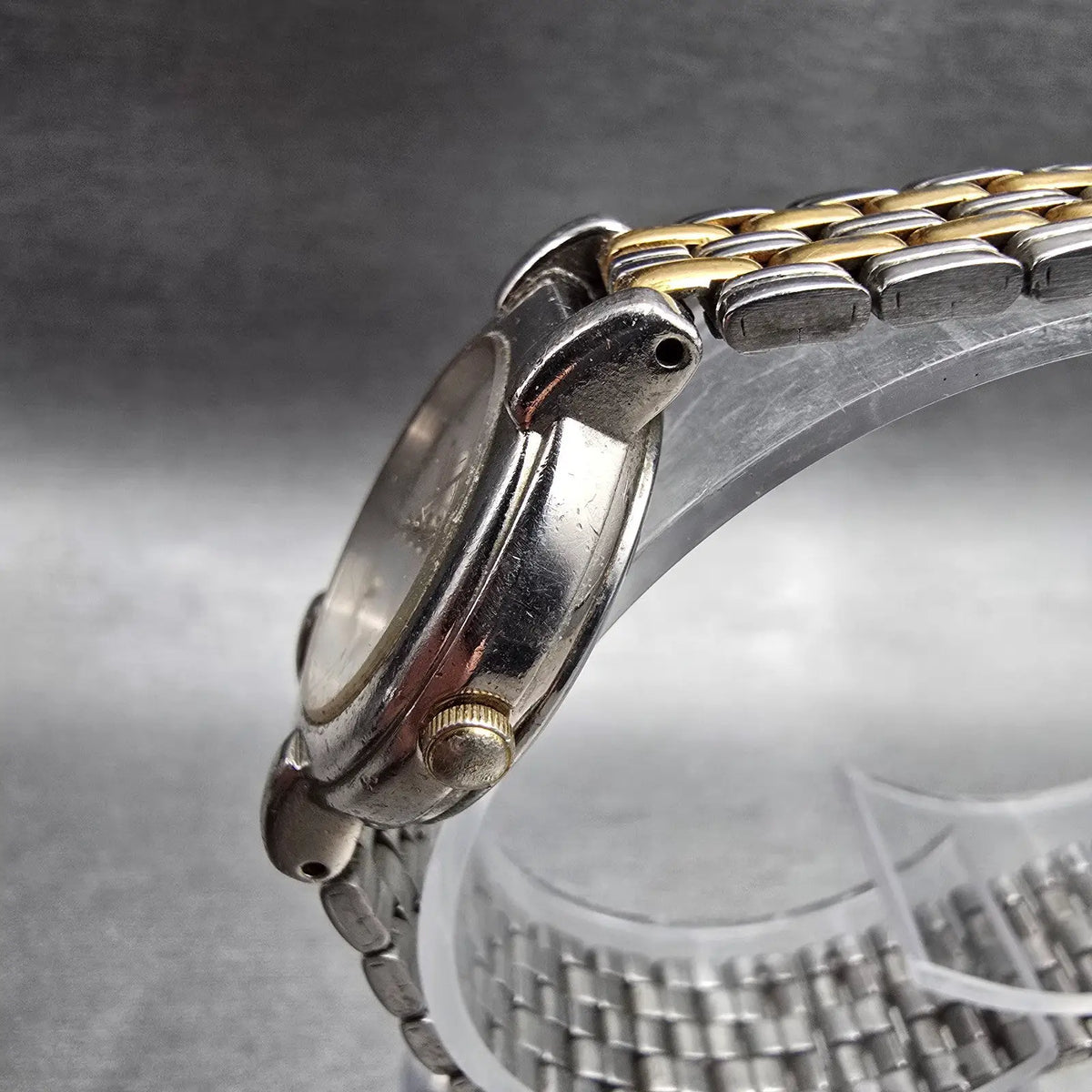 Seiko Watch Women 24mm Silver Dial Silver Tone Round V701-1791 New Battery JP2