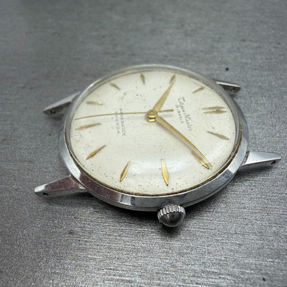 Citizen Masers Phynox Watch Men 35mm White Dial Silver Tone Manual PARTS Vintage6