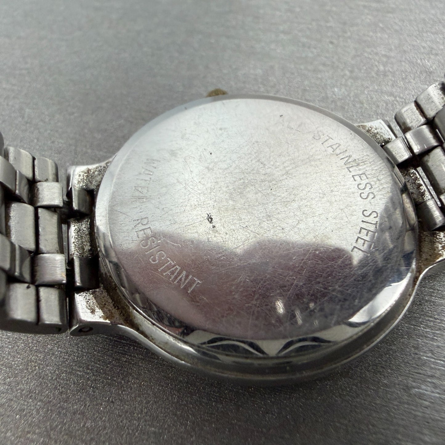 Jean Perret QJ Watch Unisex 33mm Gray Dial Two Daydate Round New Battery9