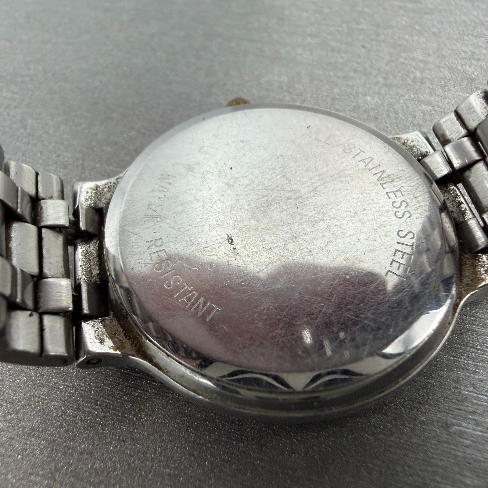 Jean Perret QJ Watch Unisex 33mm Gray Dial Two Daydate Round New Battery9
