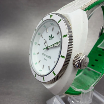 Adidas Stan Smith watch Men 45mm White Dial White Tone Round ADH2931 New battery2