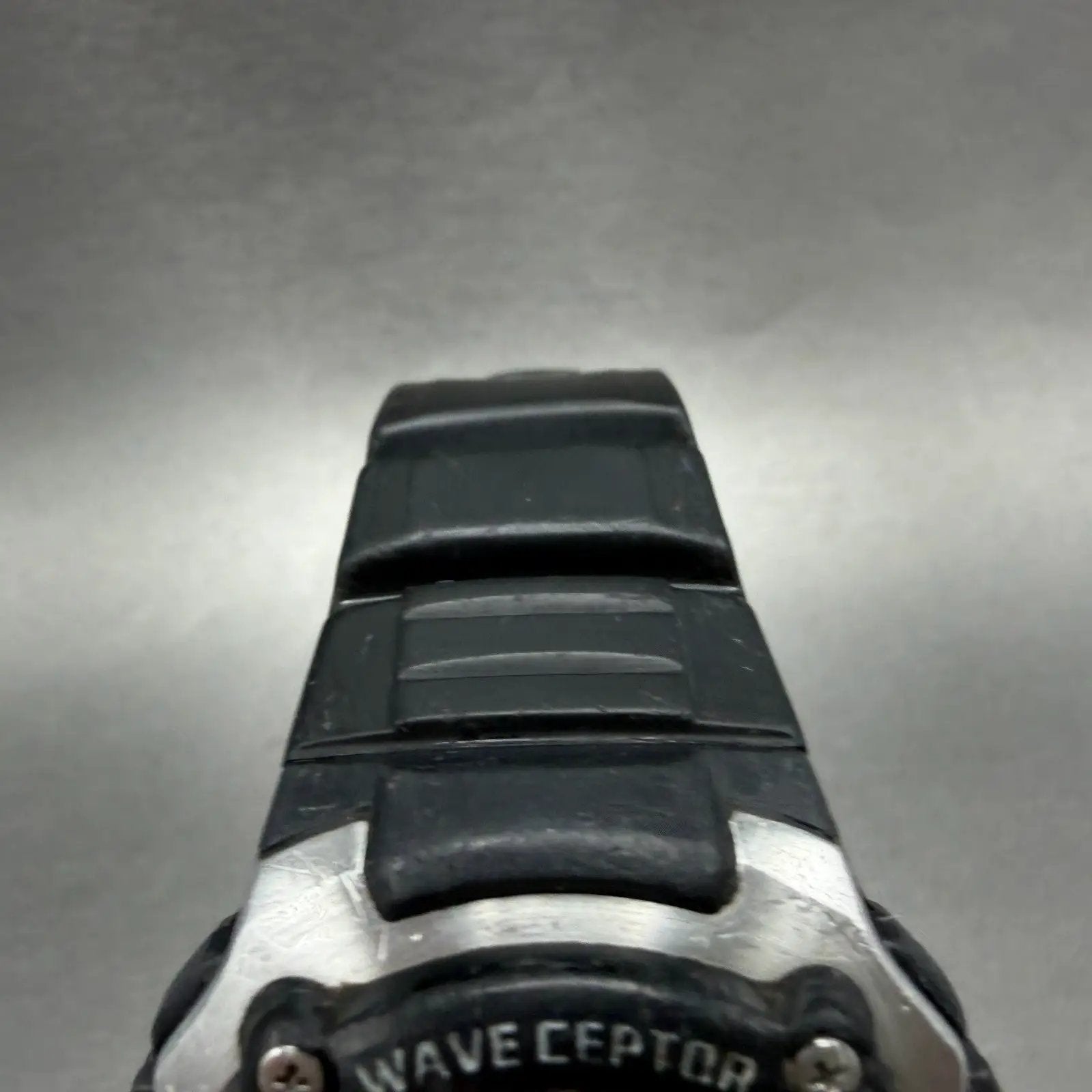 Casio Waveceptor Watch Men 48mm Digital Black Silver Alarm Chrono WV-M200 READ!!4