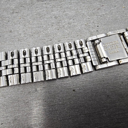 Citizen Bracelet 18mm Stainless Steel Two Tone Vintage Japan ONLY ONE END LINK6