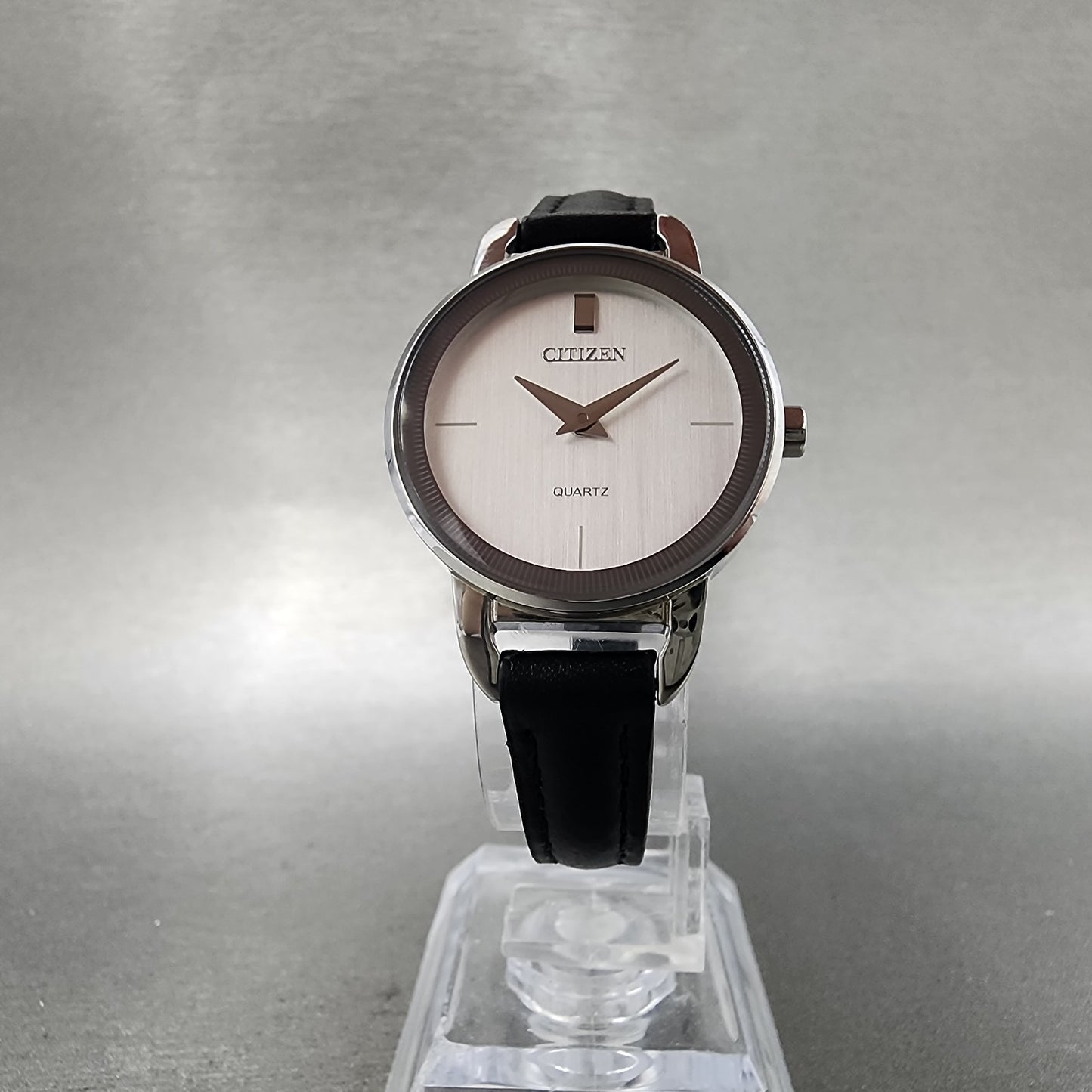 Citizen Watch Women 26mm Silver Dial Silver Tone Round 9627S117887 New Battery6