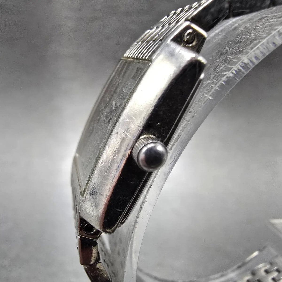 Citizen Tank Watch Women 17mm Silver Dial Silver 5920-S98624 New Battery VTG JP2