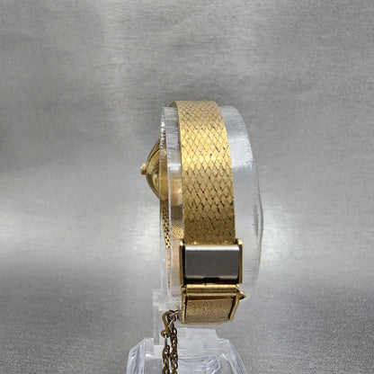 VTG Seiko Watch Women 22mm Brown Dial Gold plated Round 437000 New Battery7