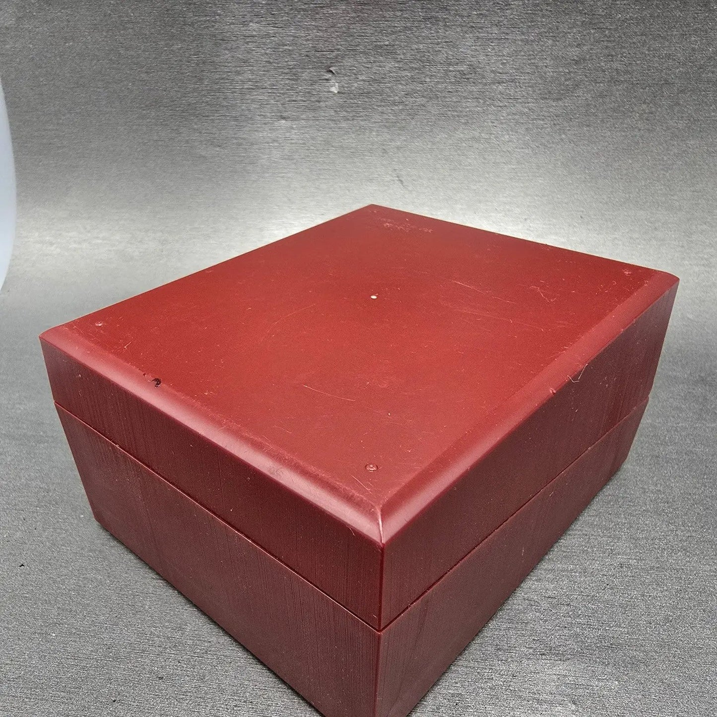 Seiko Presentation Watch Box Case Red Plastic Quartz Vintage Japan6
