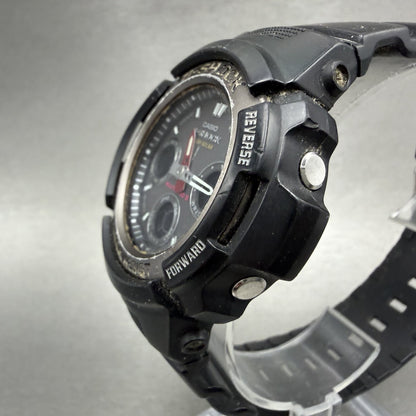 Casio GShock AWG101 Watch Men 48mm Gray Dial Black Alarm Chrono Solar Works2