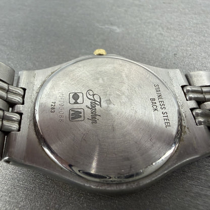 Longines Master Piece Watch Men 32 Gold Dial Two Tone Date Round 7283 New batt9