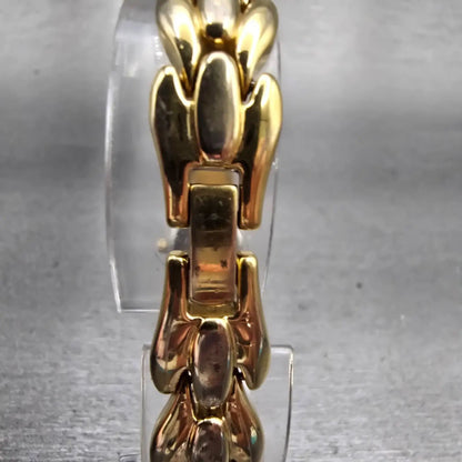 Citizen Elegance Watch Women 16mm MOP Dial Gold Tone Oval 3220-328311 New Batt7