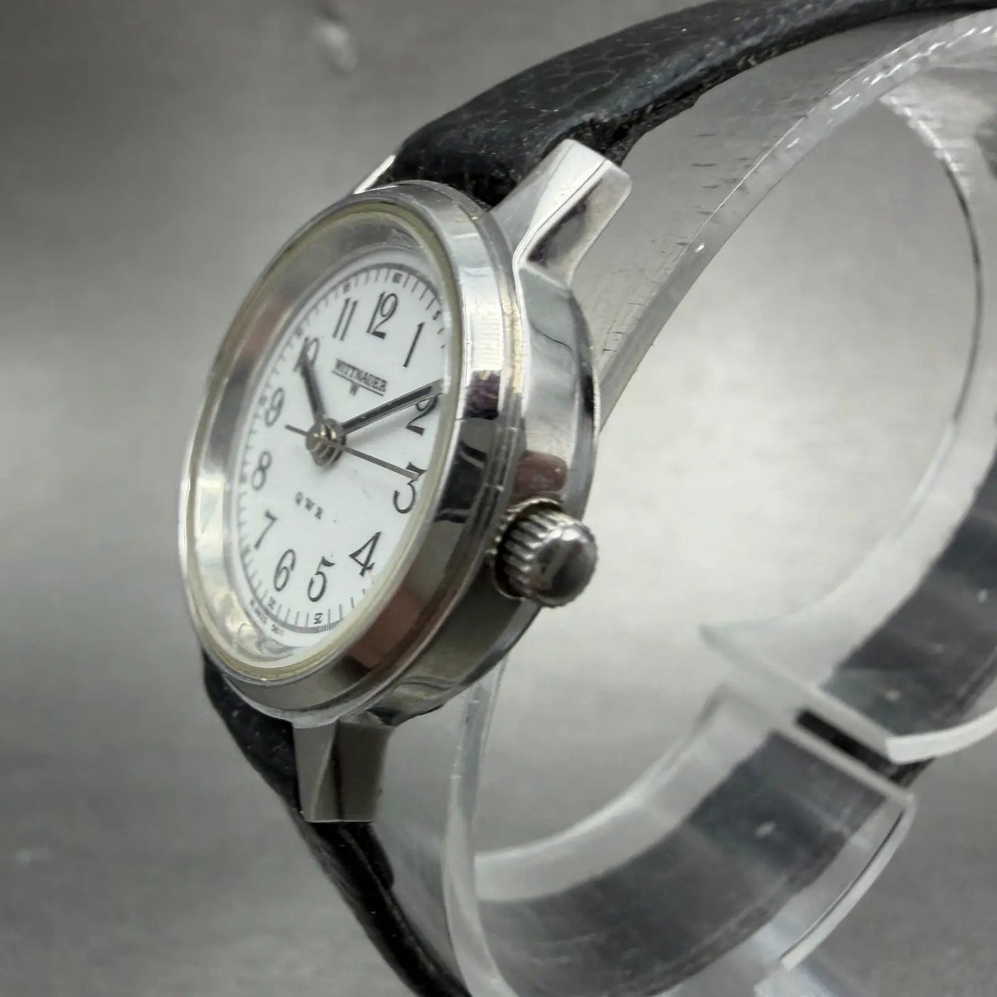 Wittnauer QWR Watch Women 23mm White Dial Silver Tone Round BL9623 5611 New batt2