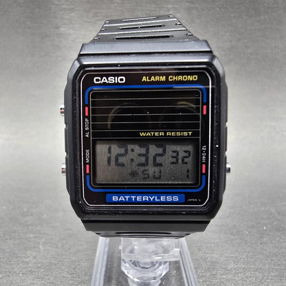 Casio FB-90W Watch Men 31mm Black Chronograph Alarm READ!!! Daydate VTG0