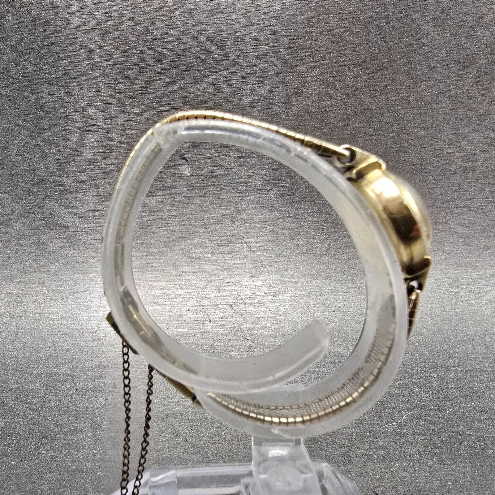 Hamilton Watch Women 18mm Cream Dial 10K Gold Filled Round Manual Wind Runs VTG9