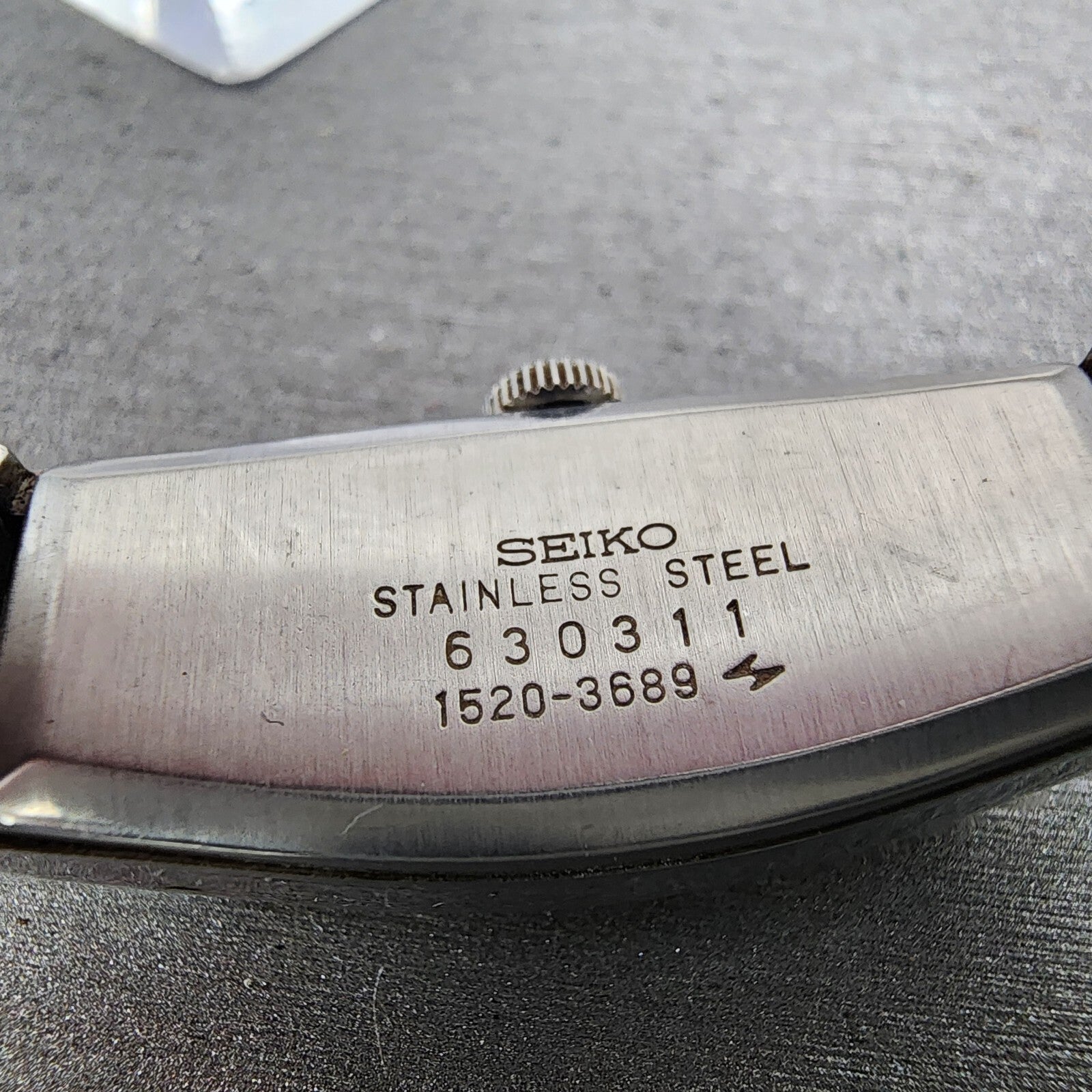 Seiko Watch Women 15mm Blue Dial Steel Oval Manual Wind 15203689 Runs9