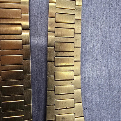 Seiko Bracelet 16mm Stainless Steel Gold Tone Vintage Japan 04AAY MISSING Clasp2