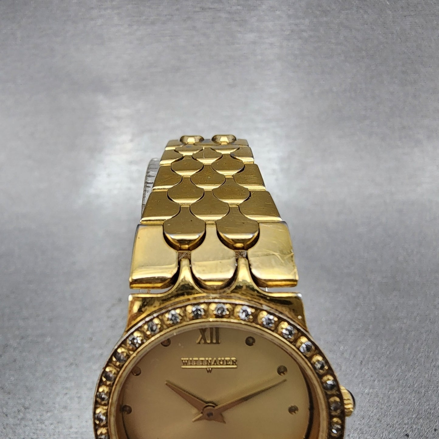 Wittnauer Watch Women 25mm Champagne Dial Gold Tone HT8052 0125  PARTS