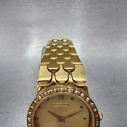 Wittnauer Watch Women 25mm Champagne Dial Gold Tone HT8052 0125  PARTS