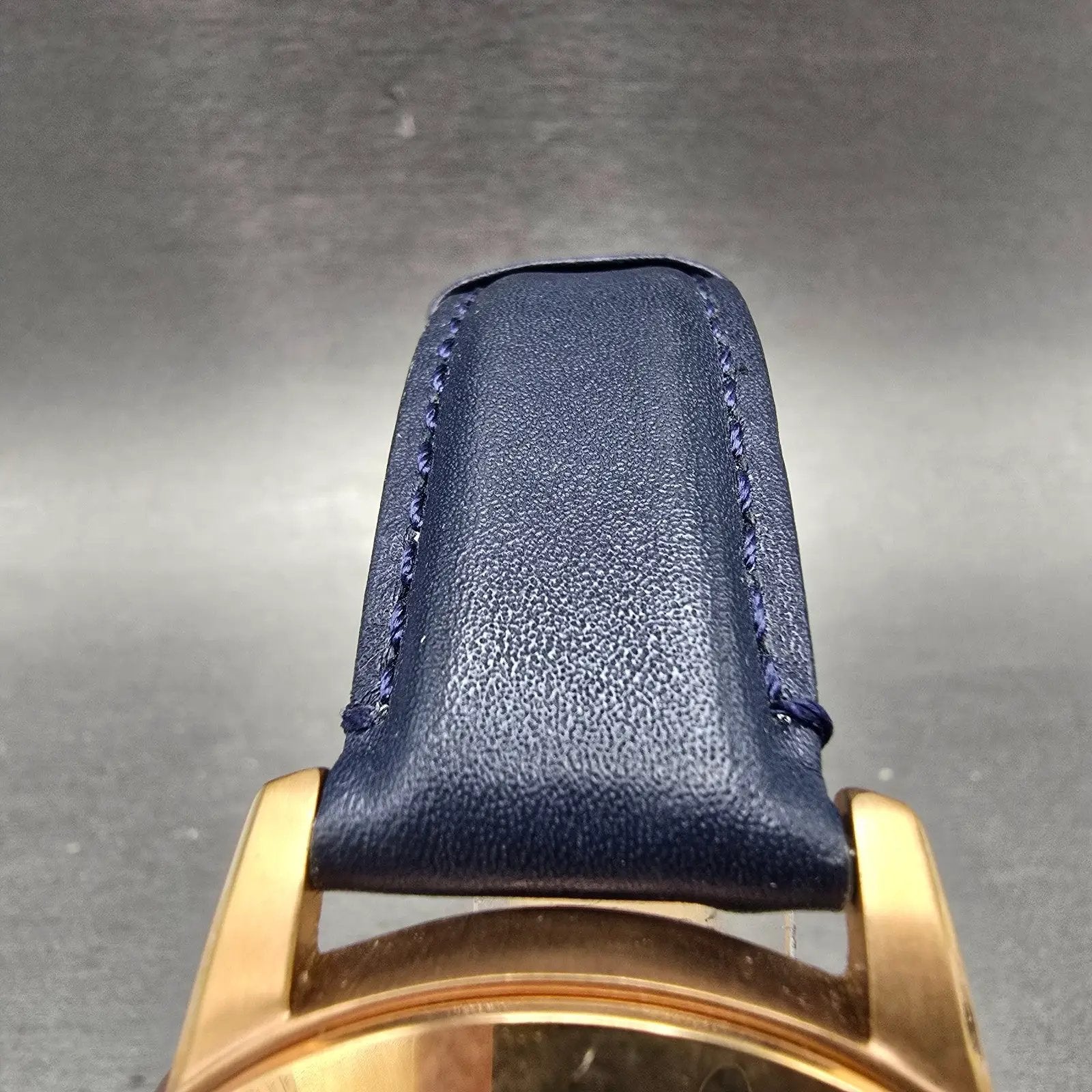 Fossil Grant Chronograph Watch Men 44mm Blue Dial Rose Gold Tone FS4835 New Batt5