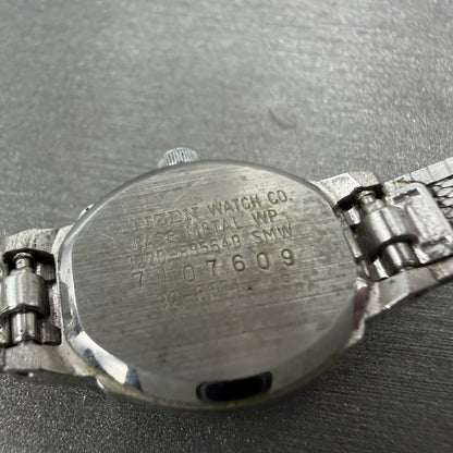 Citizen CQ Watch Women 17mm Silver Dial Silver Tone Round New Battery VTG9