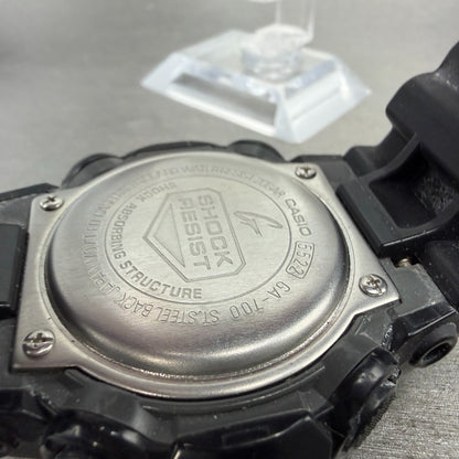 Casio G-Shock GA-700 Watch Men 53mm Analog Digital Black Alarm Chrono New Batt A9