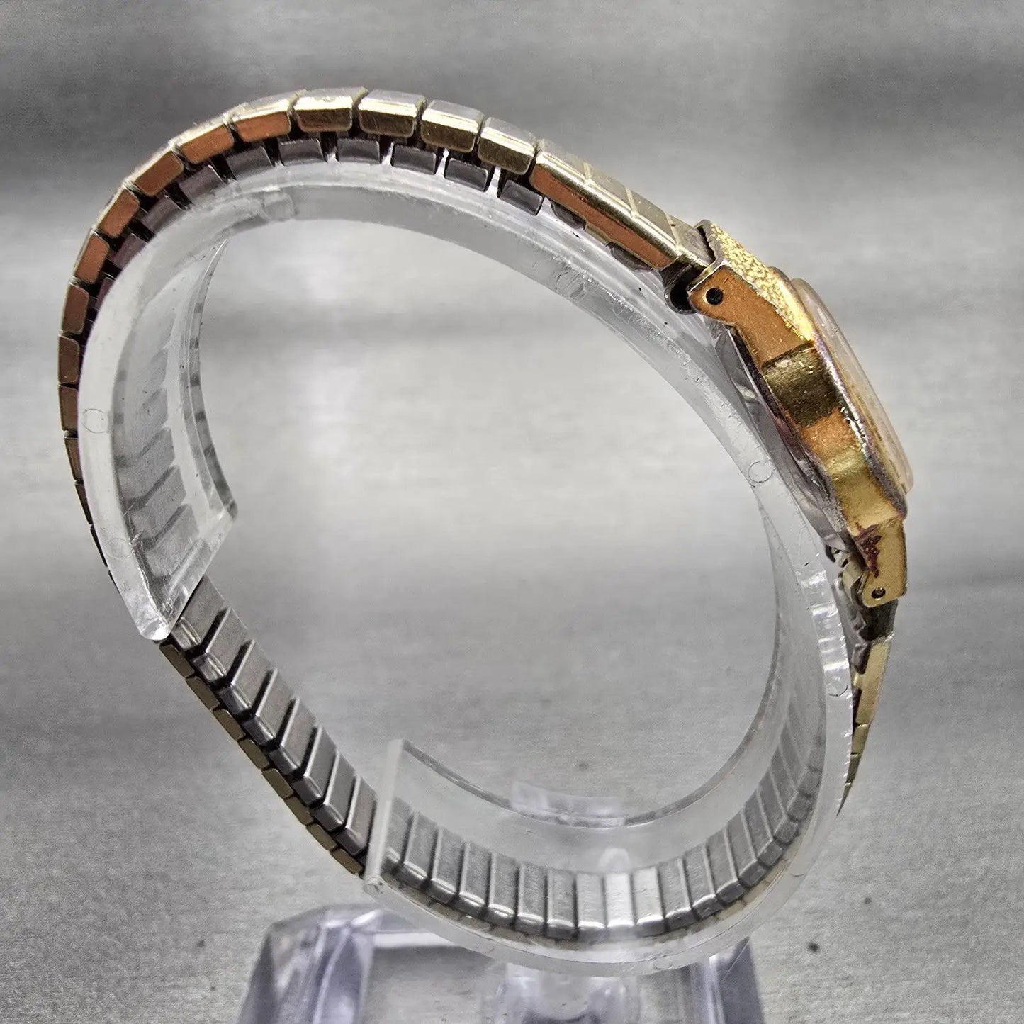 Seiko Watch Women 18mm Brown Dial Gold Tone Oval 1400-7379 Vintage New Battery8