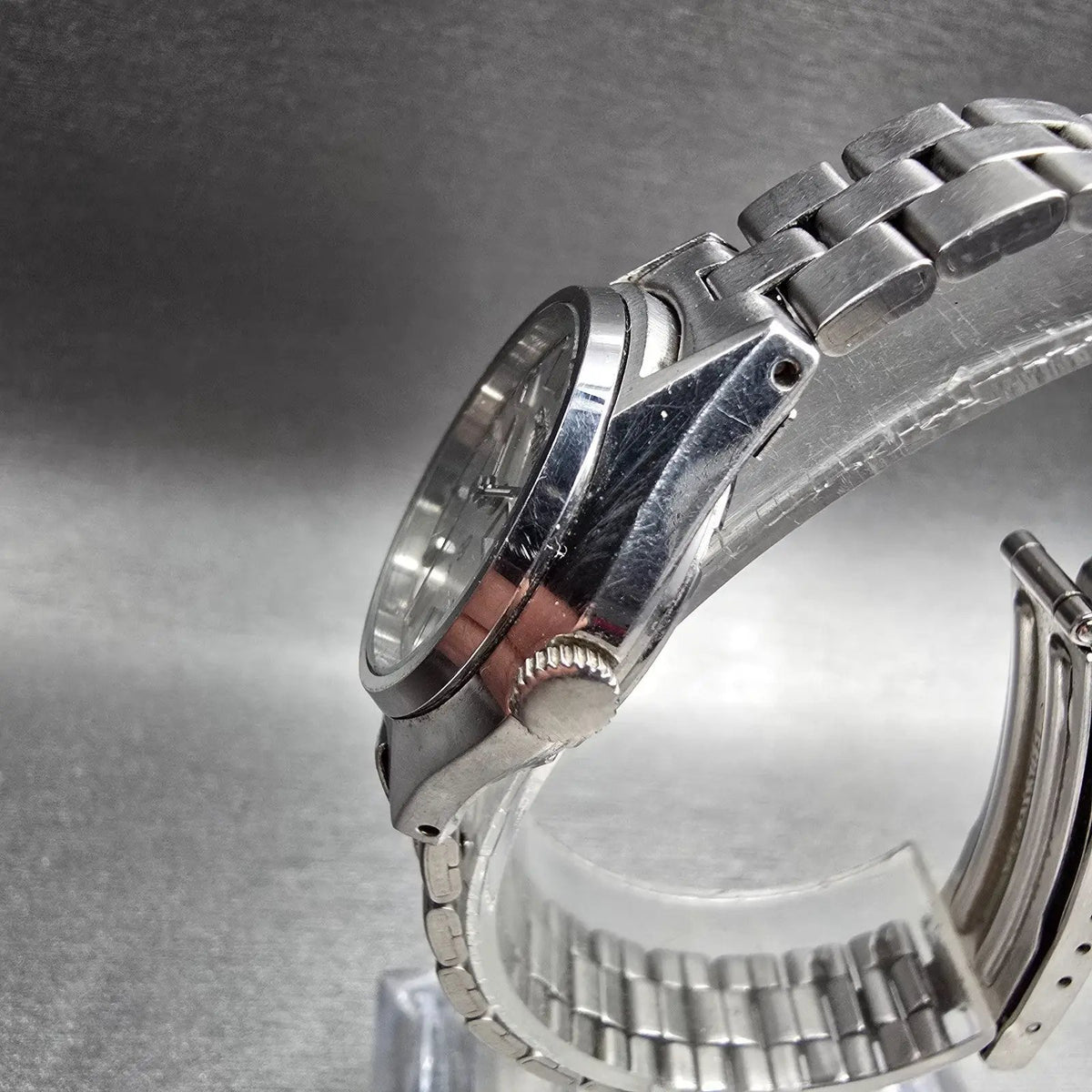 Seiko Watch Women 24mm Silver Dial Silver Tone Daydate Round 2626-0100 New Batt2