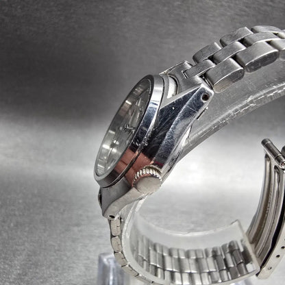 Seiko Watch Women 24mm Silver Dial Silver Tone Daydate Round 2626-0100 New Batt2
