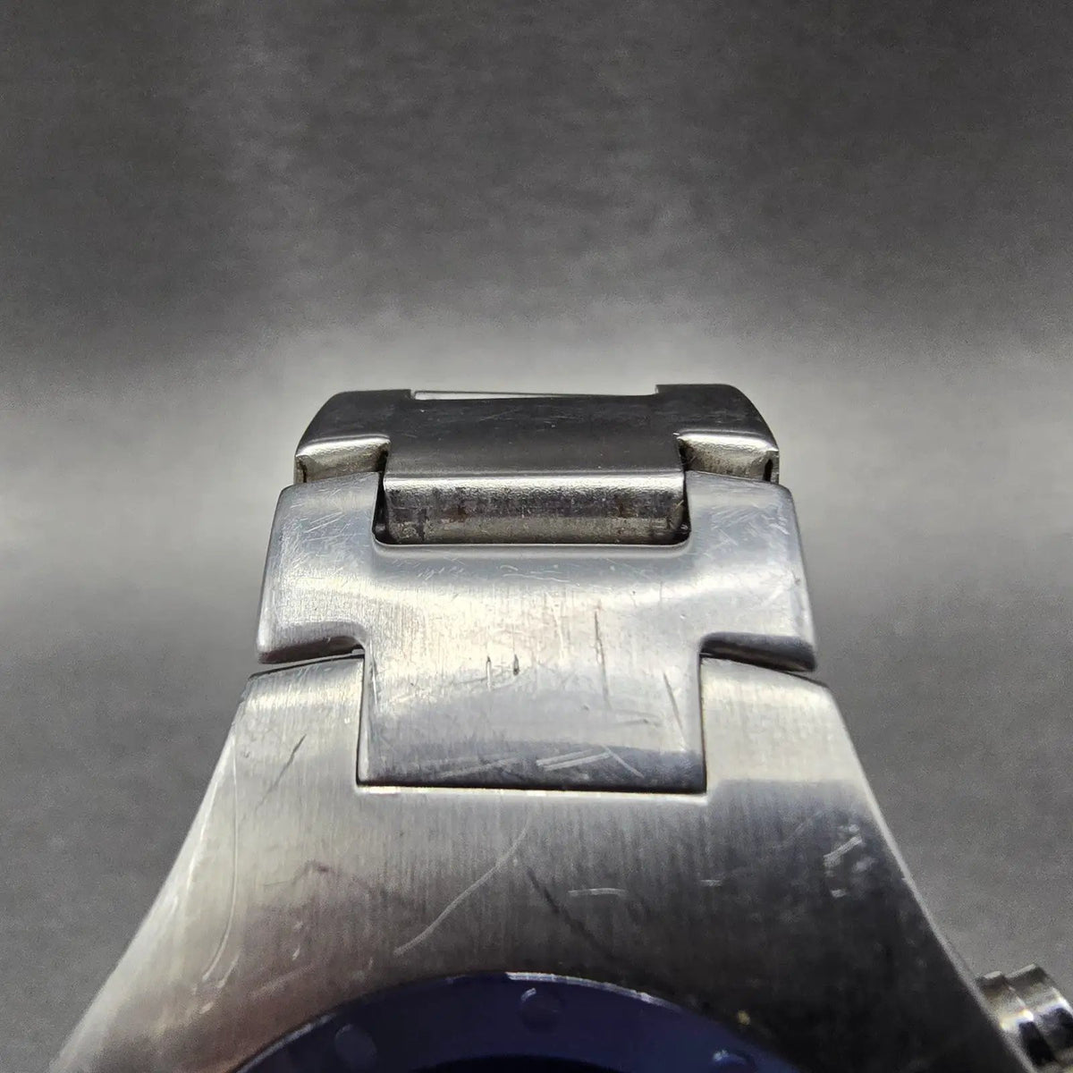 Fossil Big Tic Watch Men 41mm Blue Dial Silver Tone Round READ! JR-8051 New Batt4