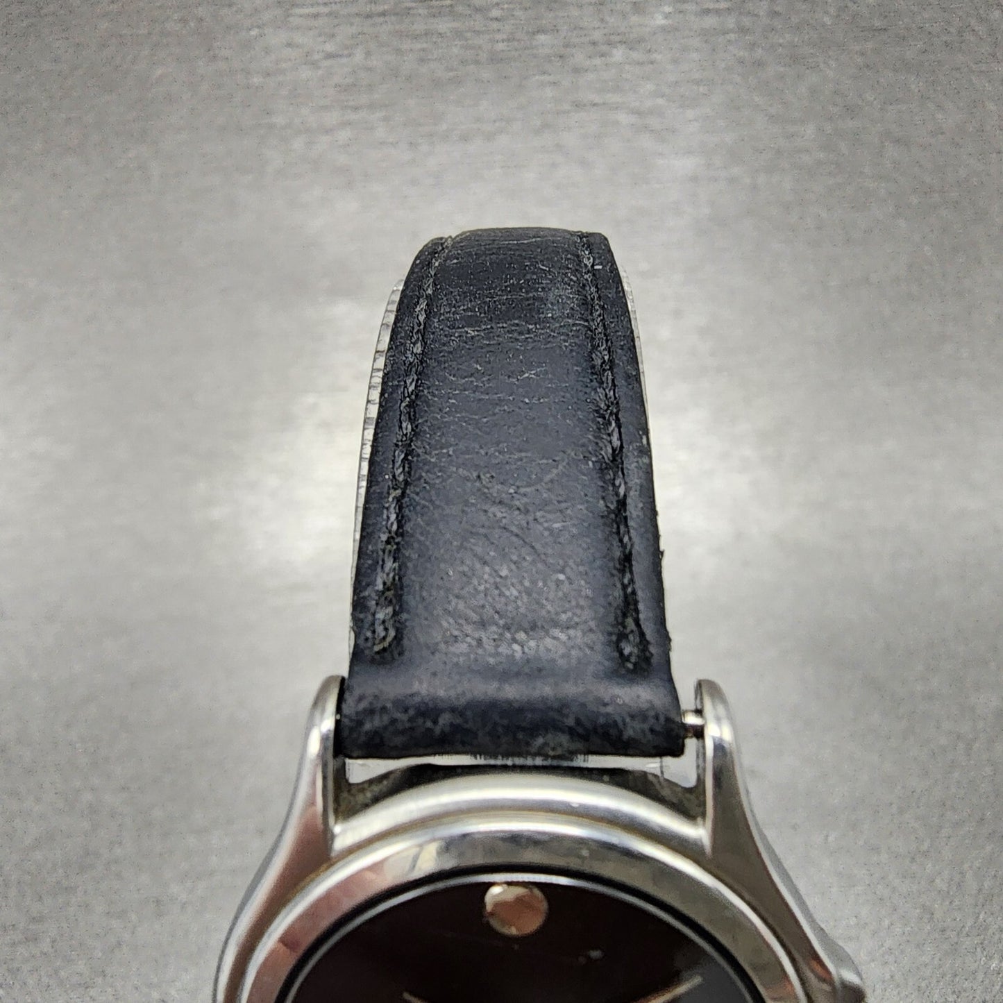 Movado Museum Watch Women 28mm Black Dial Steel Round New Battery 84E408234