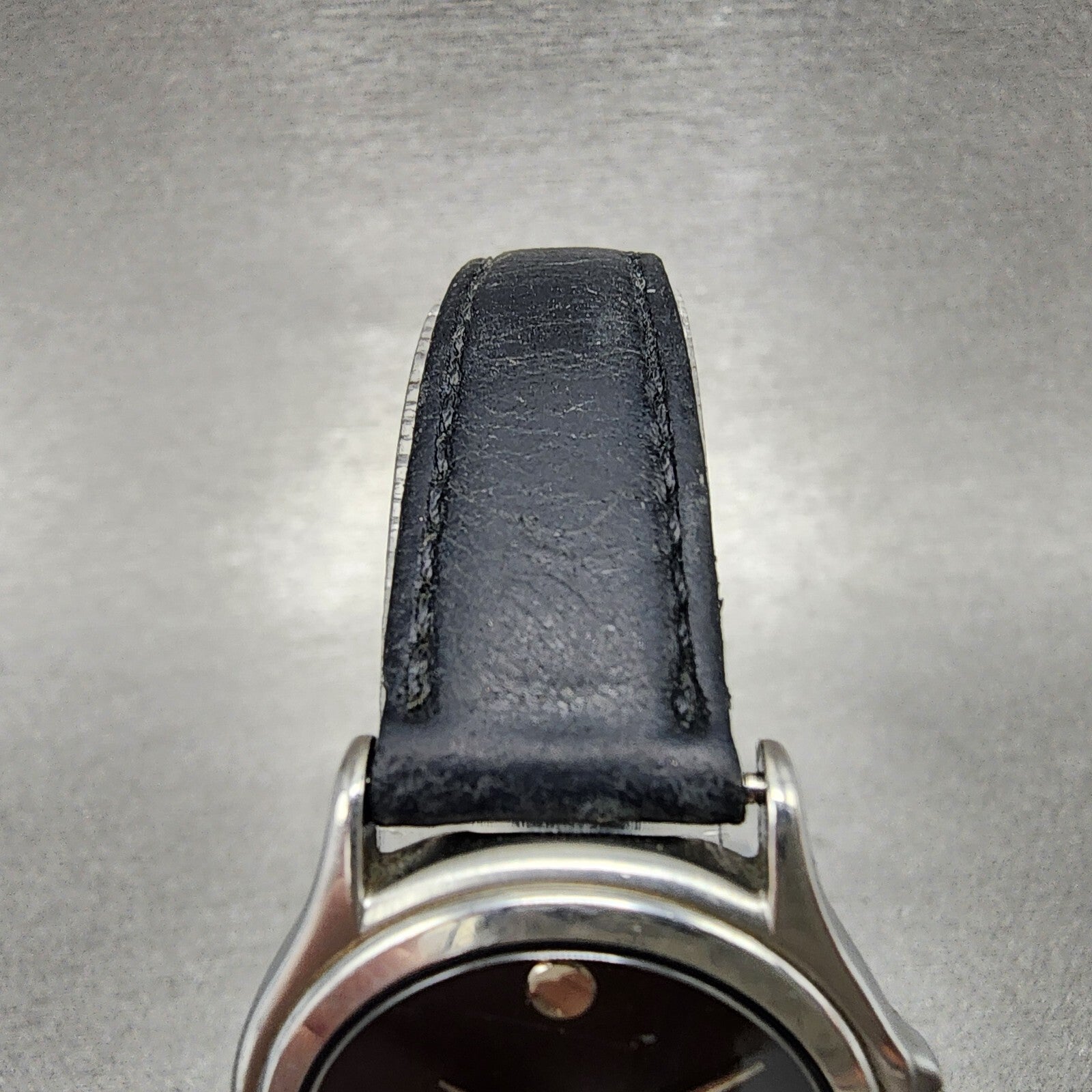 Movado Museum Watch Women 28mm Black Dial Steel Round New Battery 84E408234