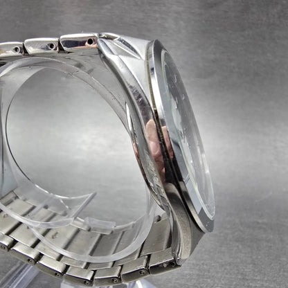 Citizen Eco-Drive Watch Men 43mm Silver Dial Silver Tone Date J810-S078253 Runs3