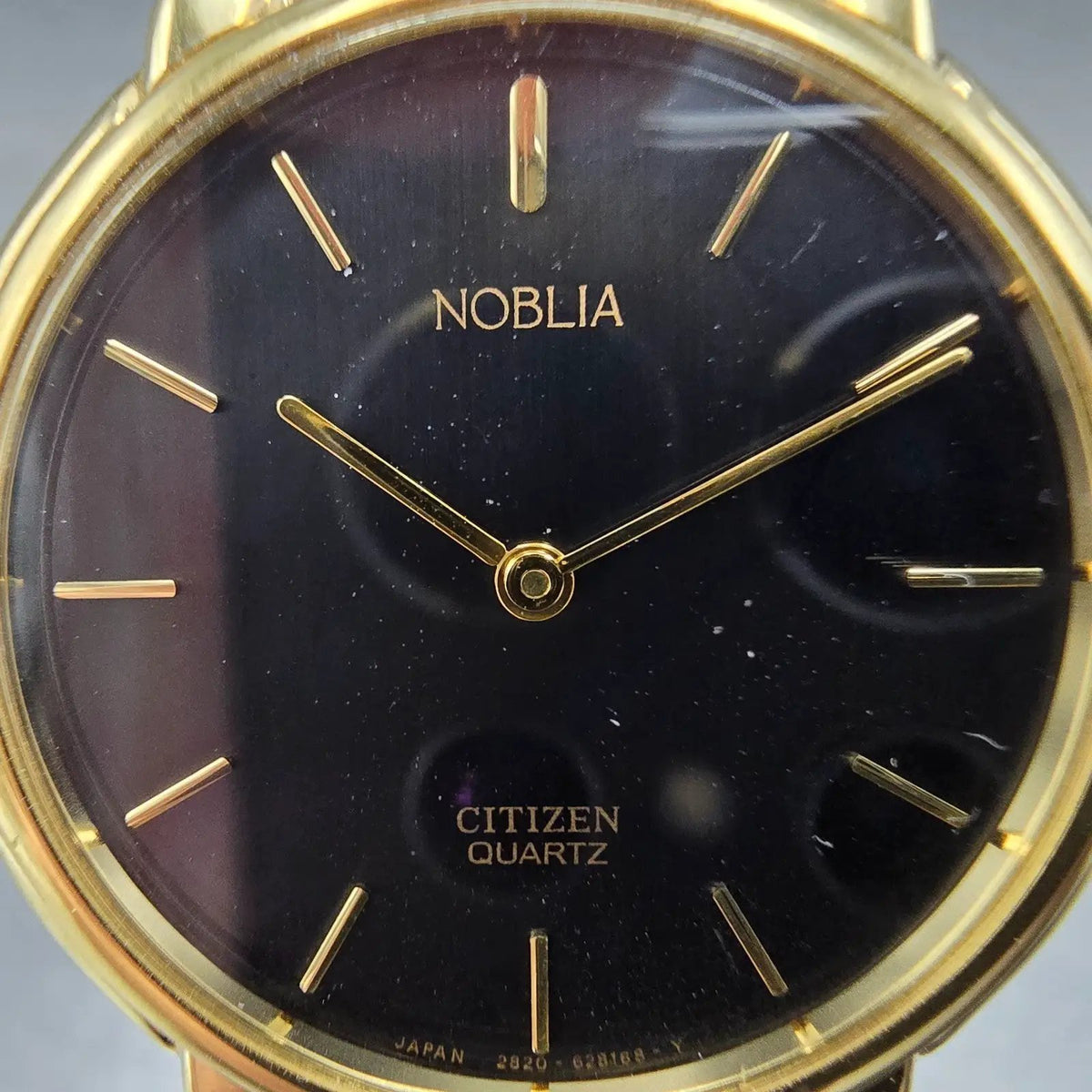 Citizen Noblia Watch Women 31mm Black Dial Gold Tone 2828-269012 PARTS2