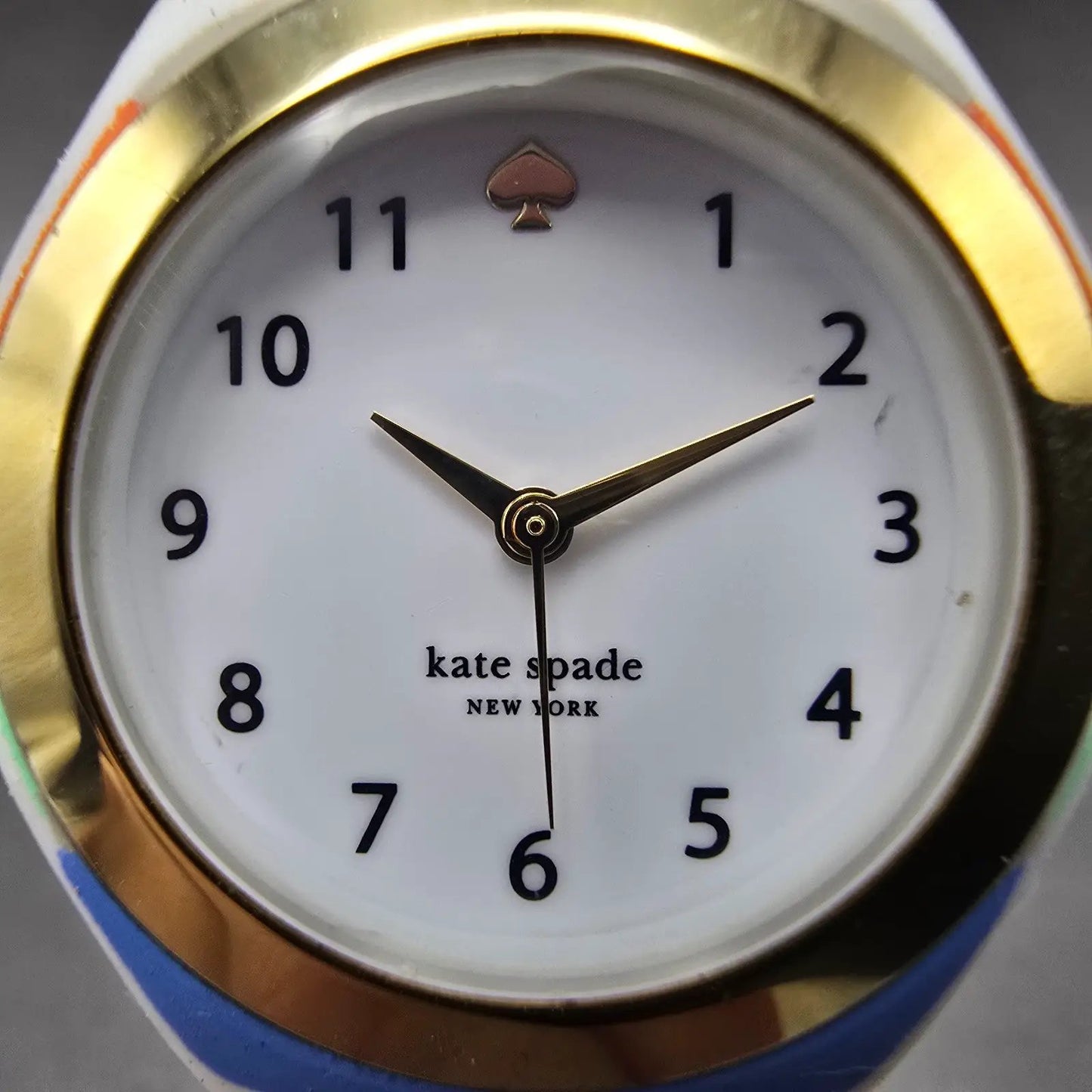 Kate Spade Rumsey Watch Women 31mm White Dial White Case Round New Battery B1