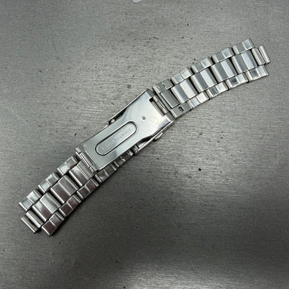 Seiko ALBA Watch Men 36mm White Dial Two Tone Date Round 7N42-0AD0 New Battery12