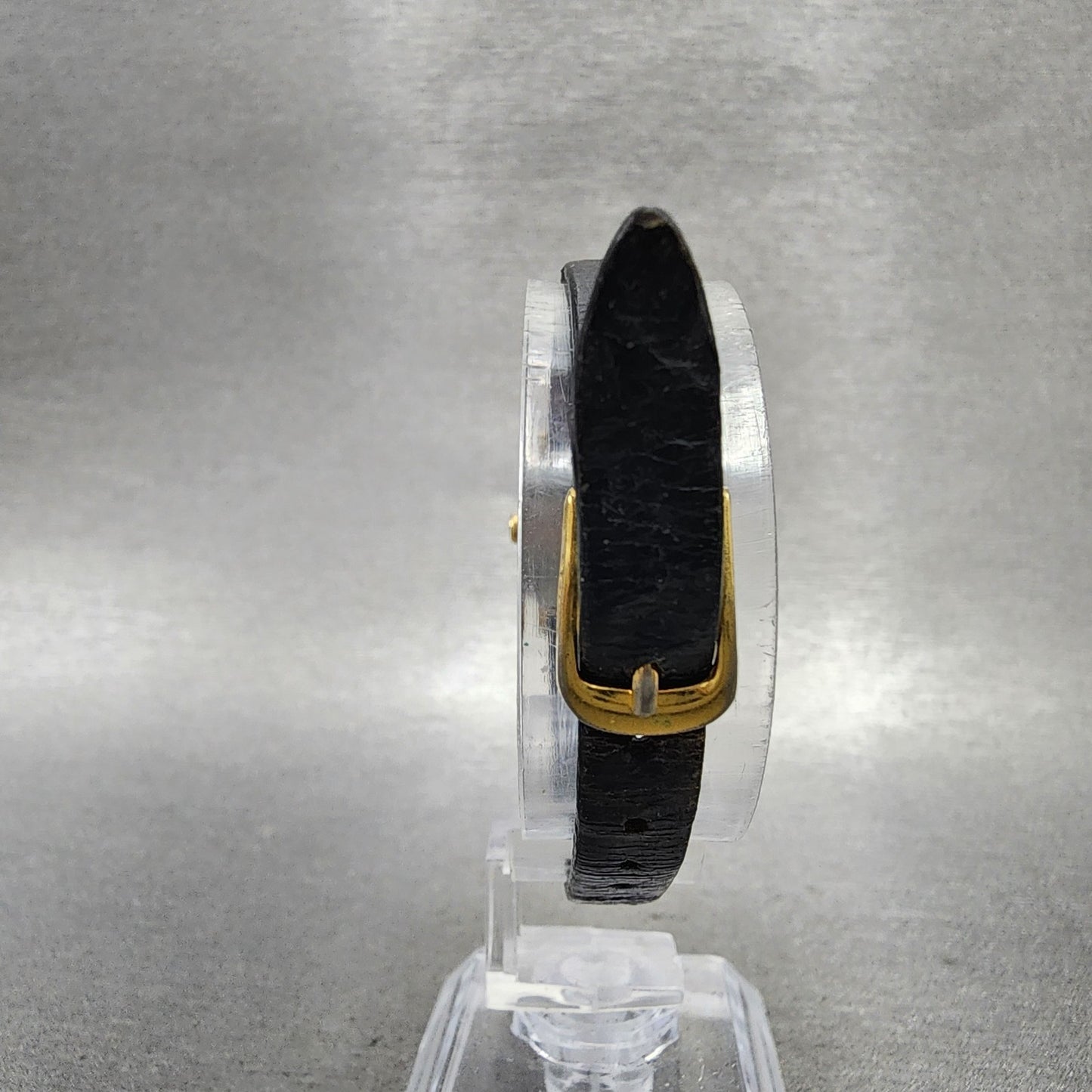 Seiko Watch Women 16mm Gold Dial Gold Tone Octagon 2C205769 New Battery7