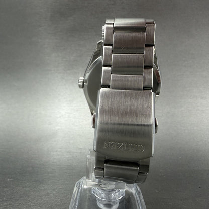 Citizen Eco-Drive Corso Watch Men 43mm Black Dial Steel Daydate AO9020-84E Runs7