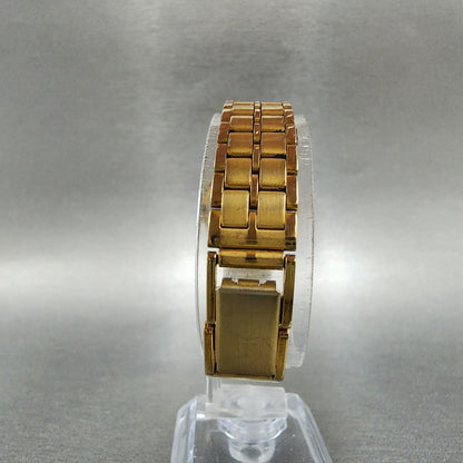 Citizen CQ Watch Women 26mm Champagne Dial Gold Tone Round 6030-075145 New Batt