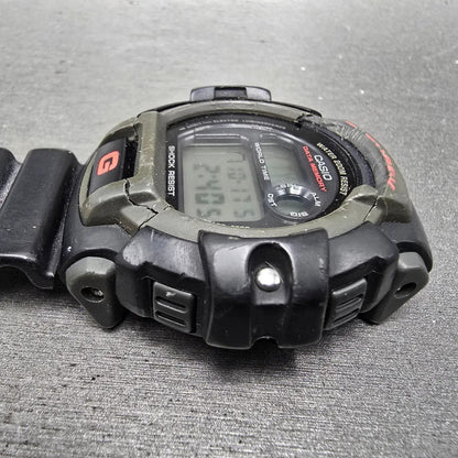 Casio G-Shock G-2200 Watch Men 49mm Black Gray Alarm Chronograph READ New Batt3
