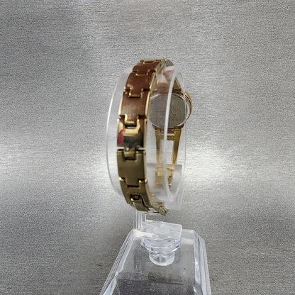 Seiko Watch Women 20mm MOP Dial Gold Tone Round 1n000gn0 Vintage New Battery7