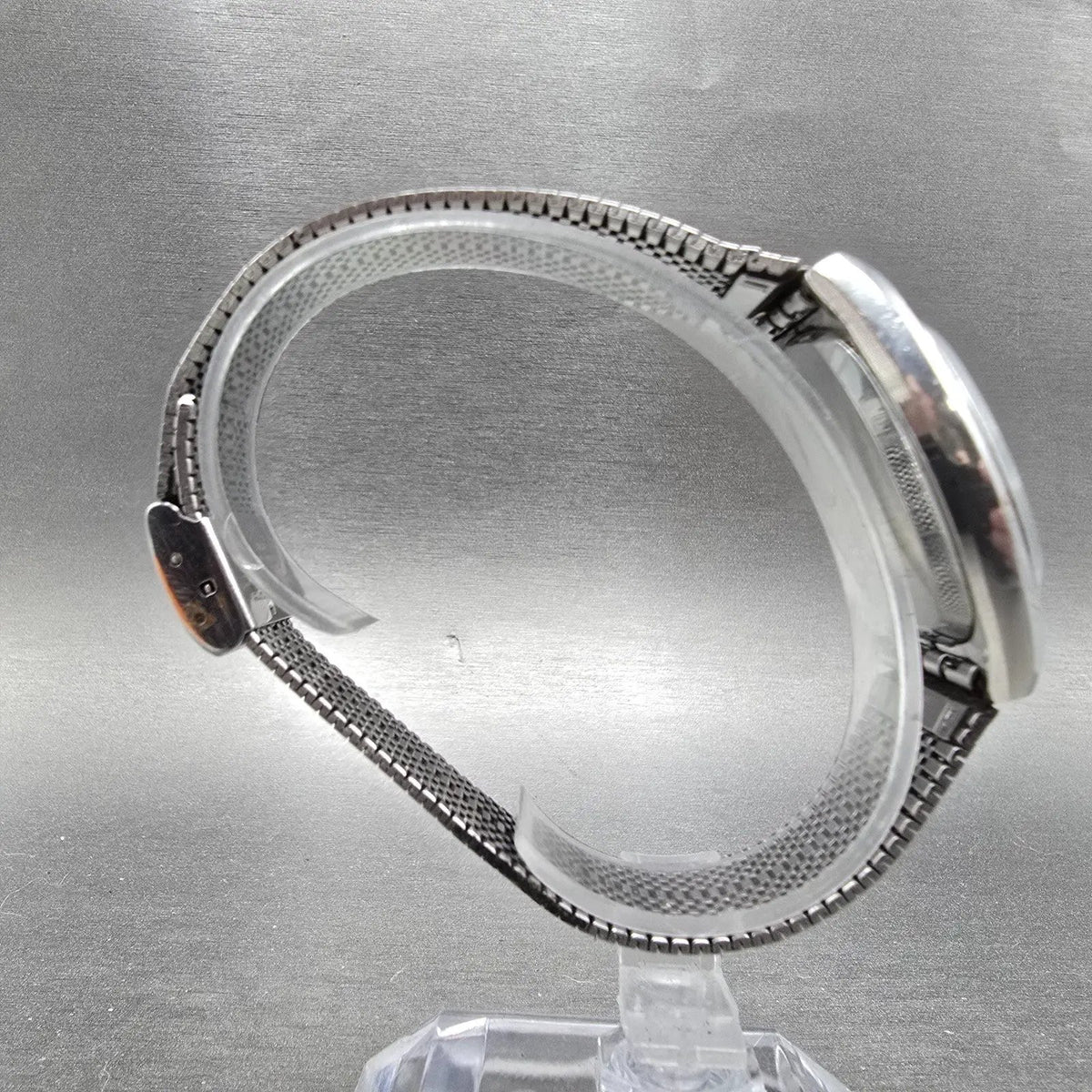Seiko King Quartz Watch Men 34mm White Dial Silver Daydate 5856-5010 PARTS9